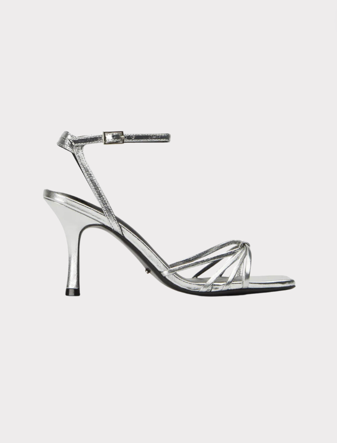 Charm Heel Silver