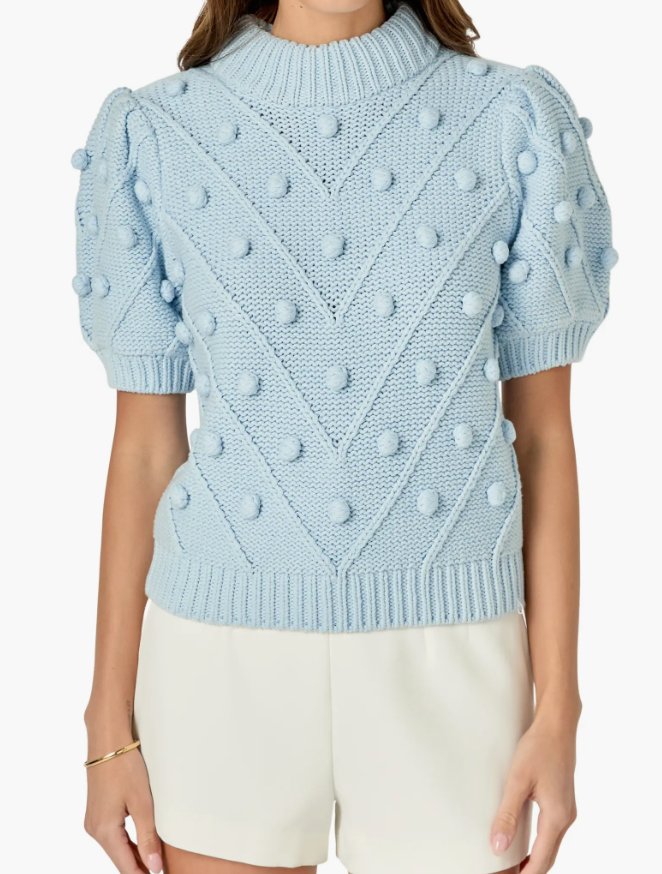 Perry Sweater Powder Blue