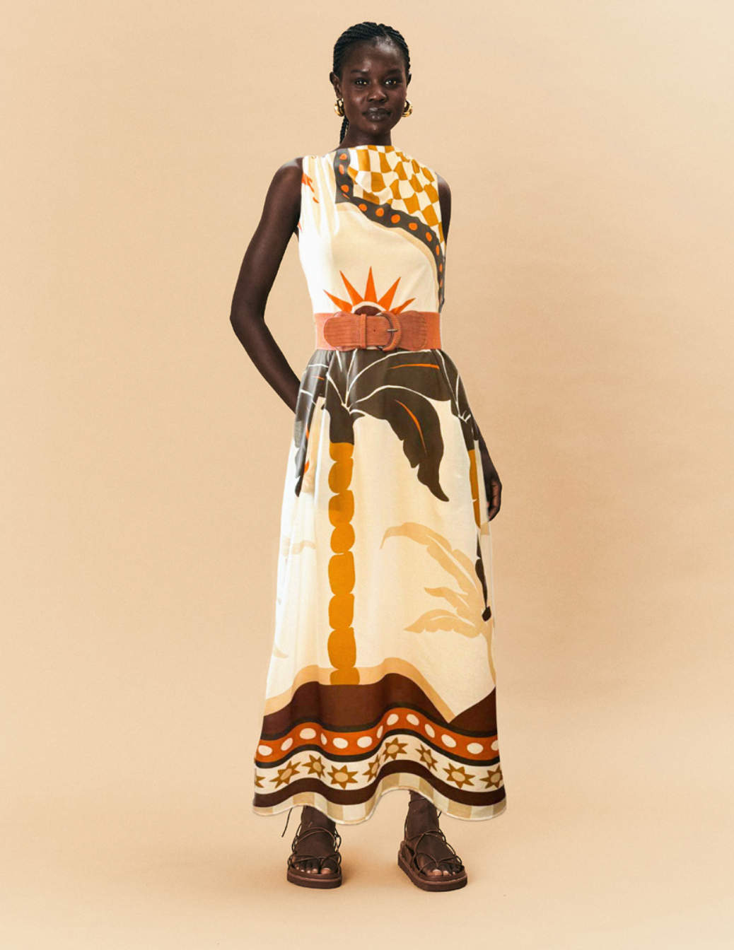 Blanc Placement Dress