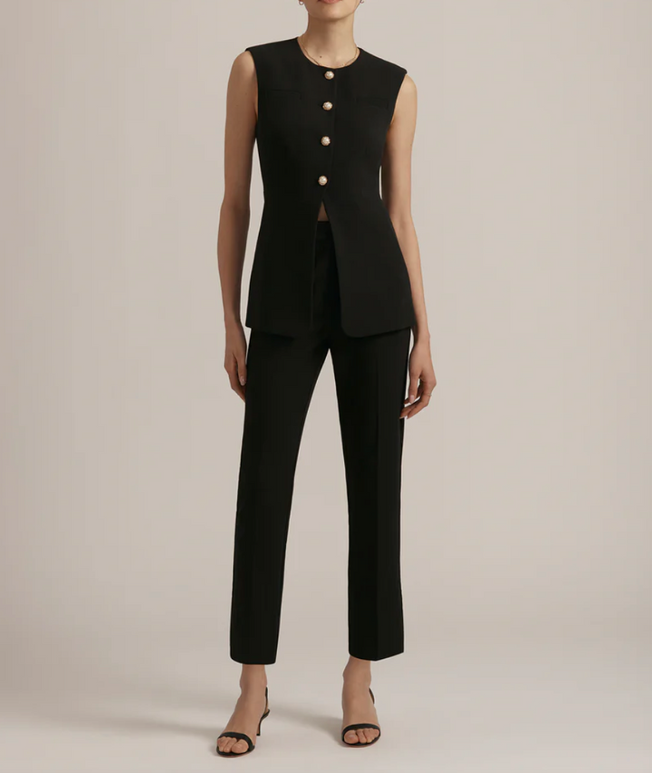 The Clocking in Top Black