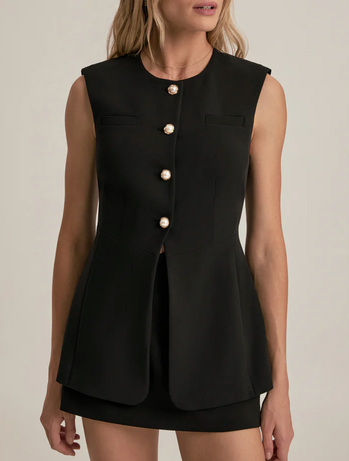 The Clocking in Top Black