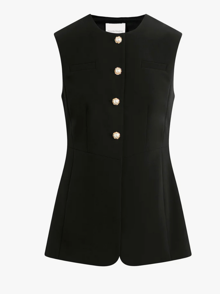 The Clocking in Top Black