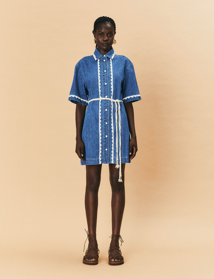 Ellie Denim Mini Dress