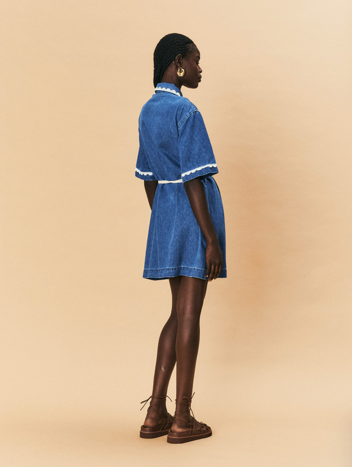 Ellie Denim Mini Dress