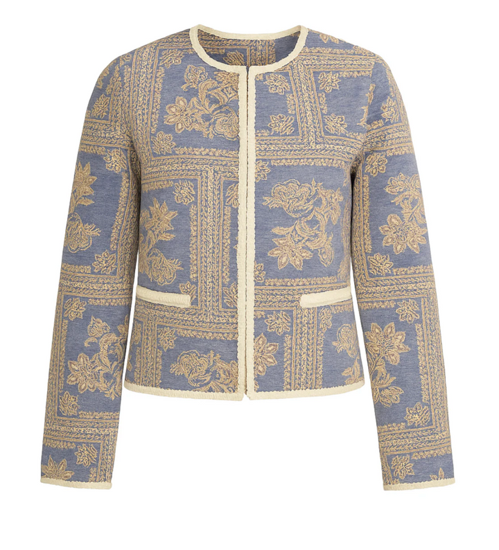 Louisa Jacket Bluebell Patchwork