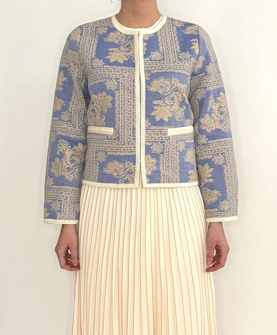 Louisa Jacket Bluebell Patchwork