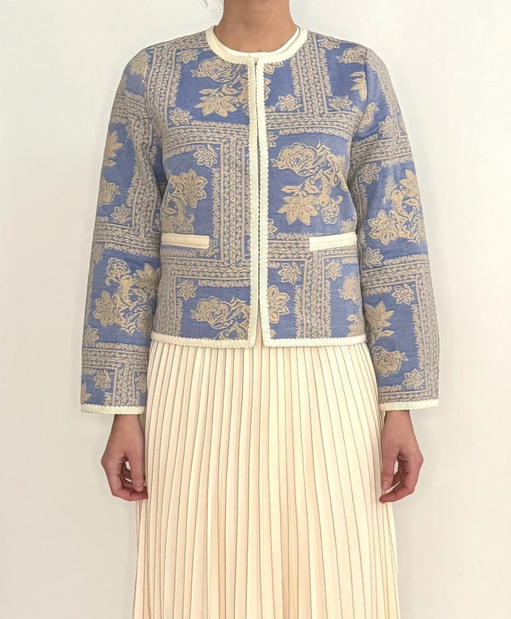 Louisa Jacket Bluebell Patchwork