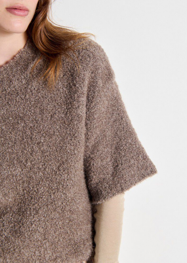 Zolly Cardigan Taupe Chine