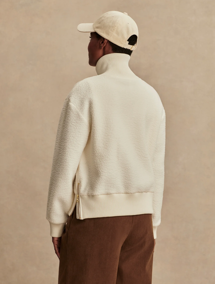 Roselle Half Zip Fleece Egret