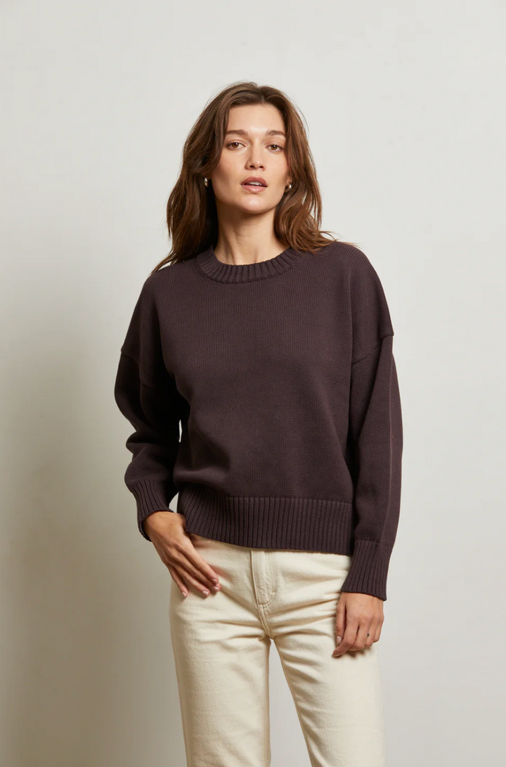Janet Cotton Sweater Cocoa