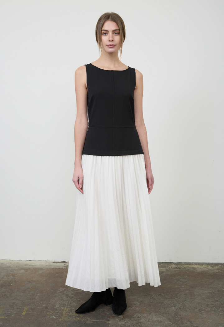 Piper Pleated Skirt Midi Dress