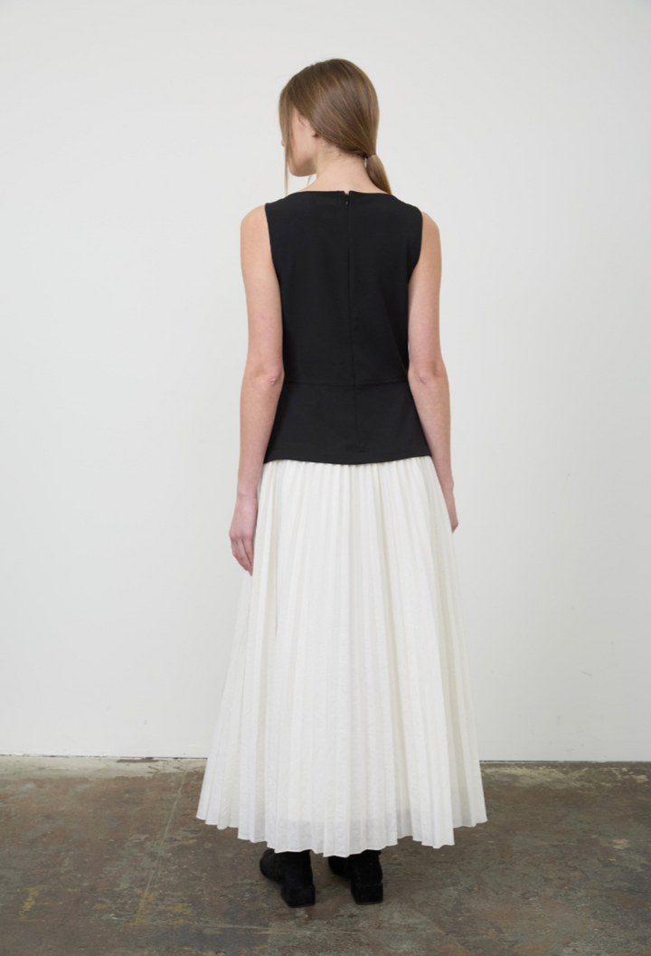 Piper Pleated Skirt Midi Dress