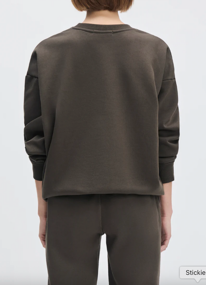 Collegiate Sweatshirt Coffee/Gardenia