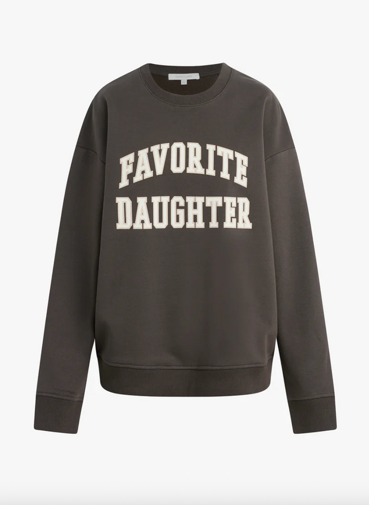 Collegiate Sweatshirt Coffee/Gardenia