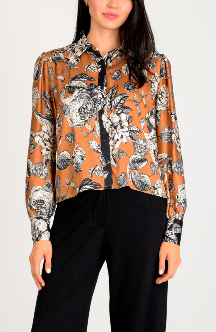 Paola Top Rusk/Black Combo