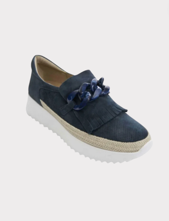 Qerene Sneaker Navy Suede