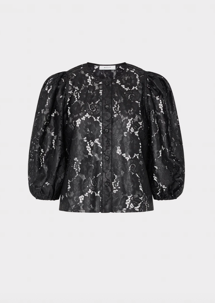 Nannie Textured Lace Top