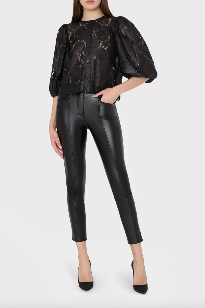 Nannie Textured Lace Top