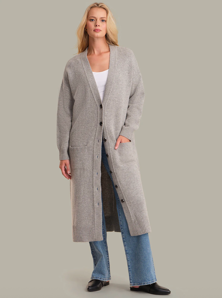 Kit Wool Cashmere Duster Cardigan