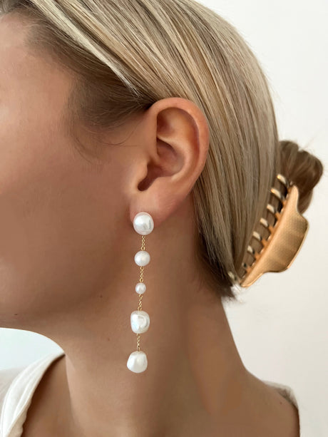 Lauren Pearl Earrings