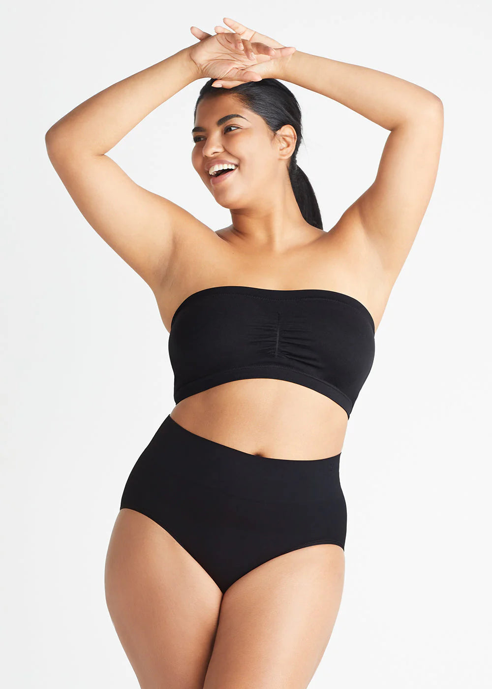 Bandeau Seamless Bra Black