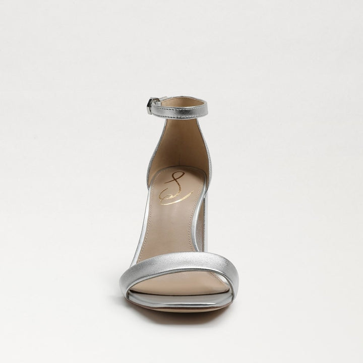 Daniella Block Heel Sandal Metallic Silver
