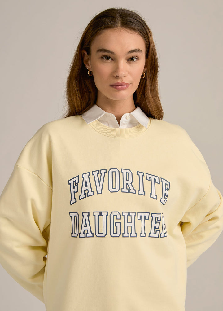 Collegiate Sweatshirt Moonbeam