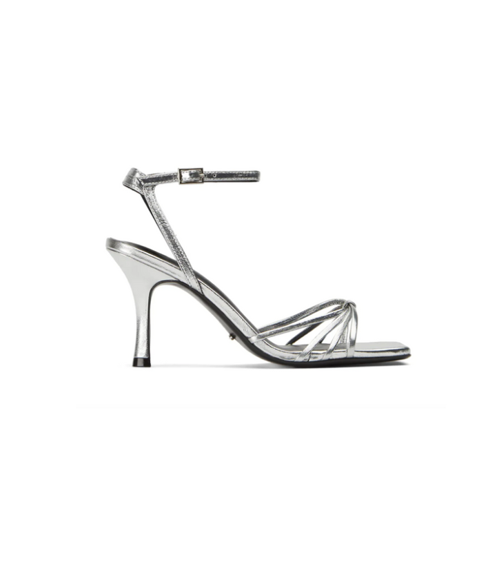 Charm Heel Silver