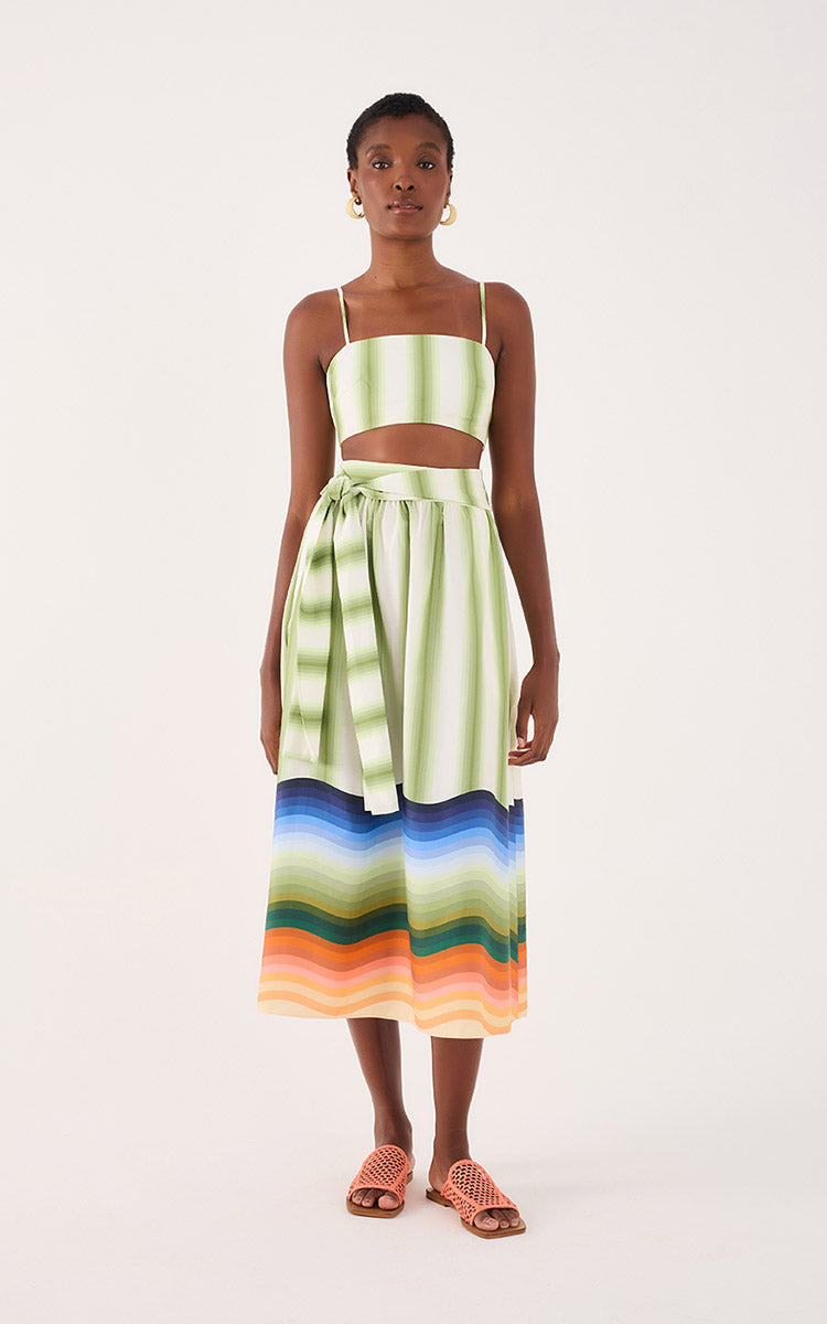 Tricoline Set In Resort Print