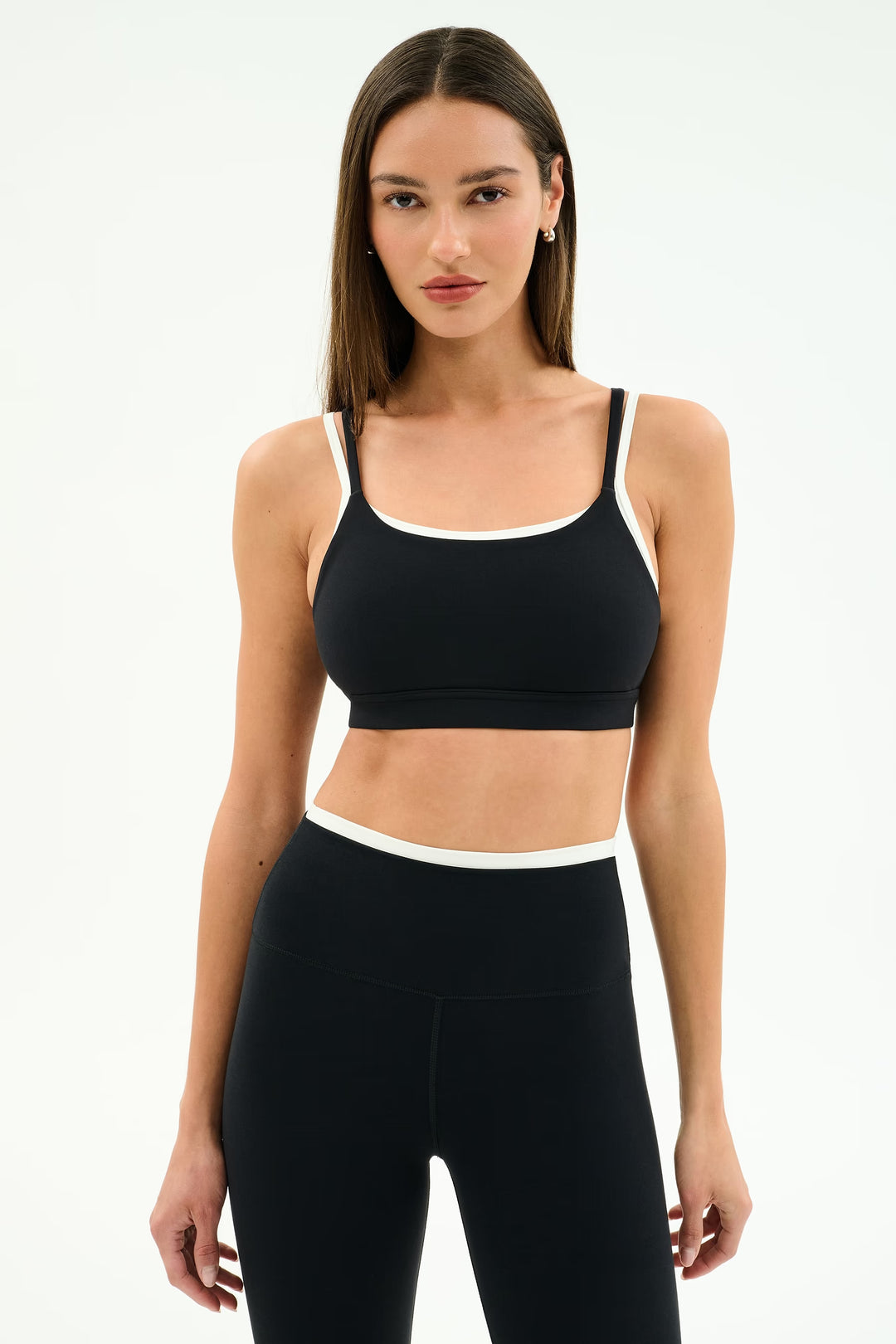 Elliah Airweight Double Layer Bra Black/White
