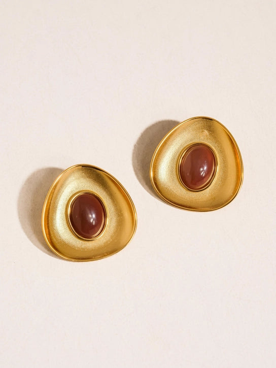 Vionnet 18K Gold Non-Tarnish Earrings