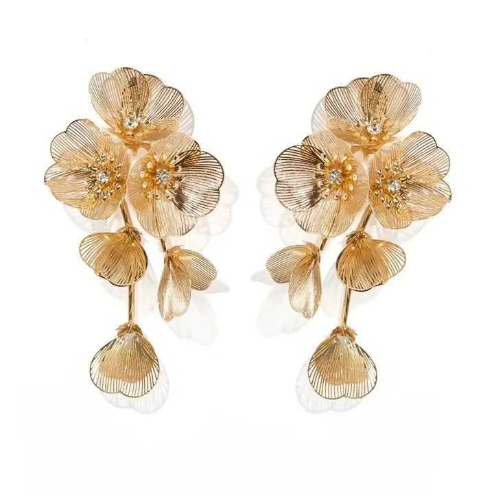 Audrey Statement Earring Gold
