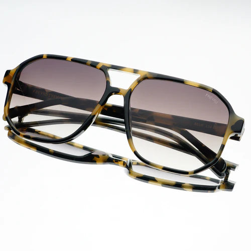 Billie Unisex Aviator Sunglasses Tortoise