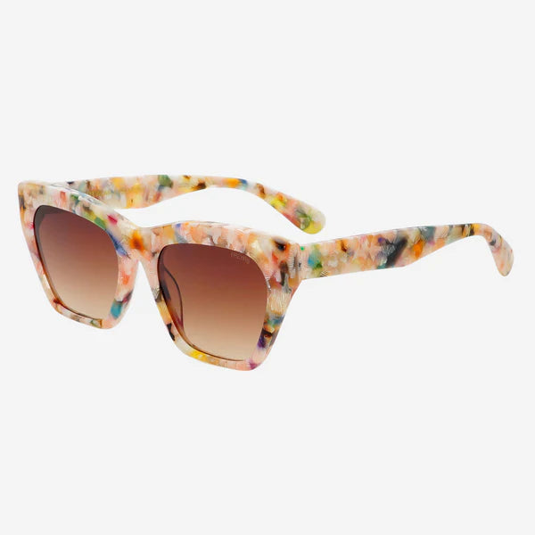 Gia Acetate Cat Eye Sunglasses Pink Pearl