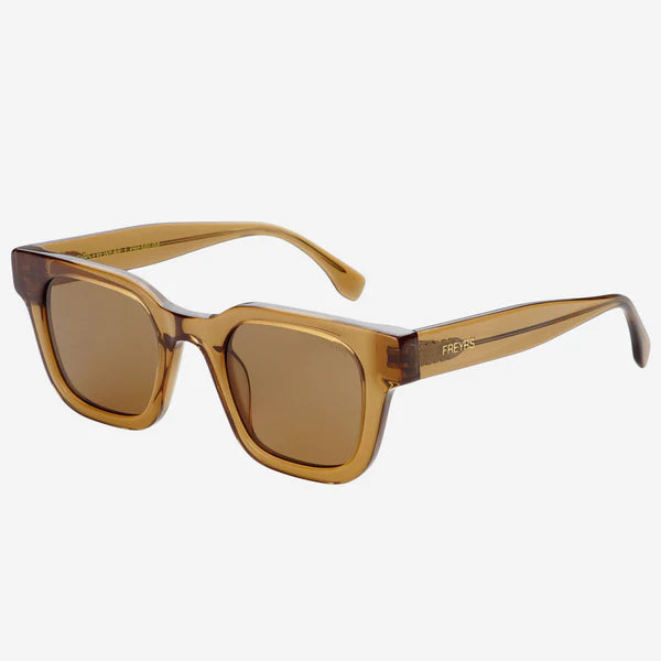 Atlas Acetate Rectangular Sunglasses Brown