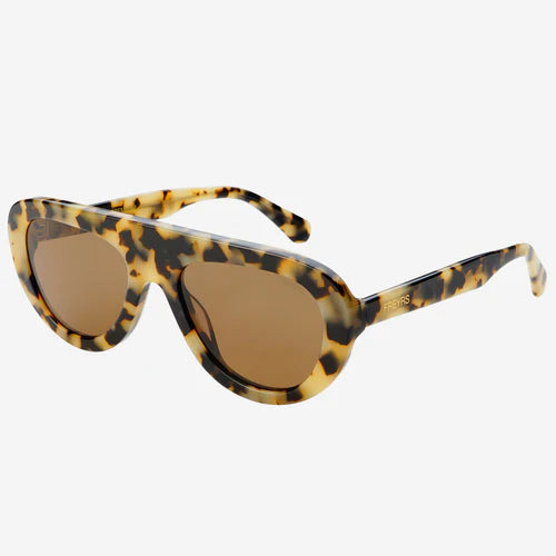 Jetsetter Acetate Womens Aviator Sunglasses Milky Tortoise