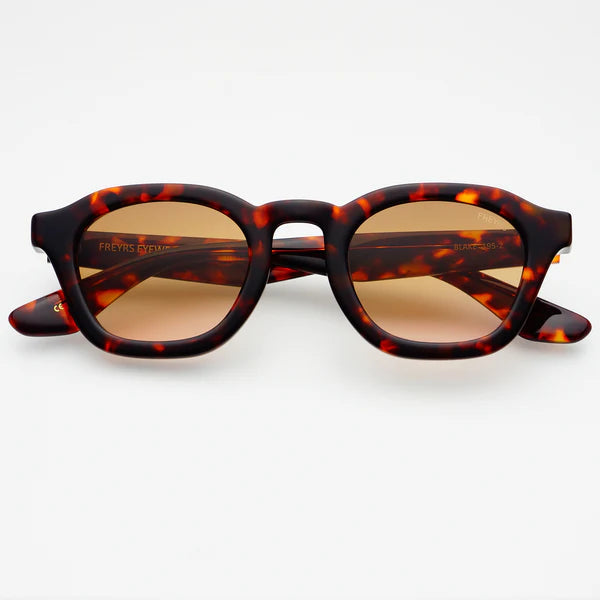 Blake Acetate Round Sunglasses Tortoise
