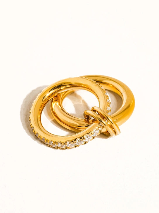 Justine 18K Gold Non-Tarnish Ring