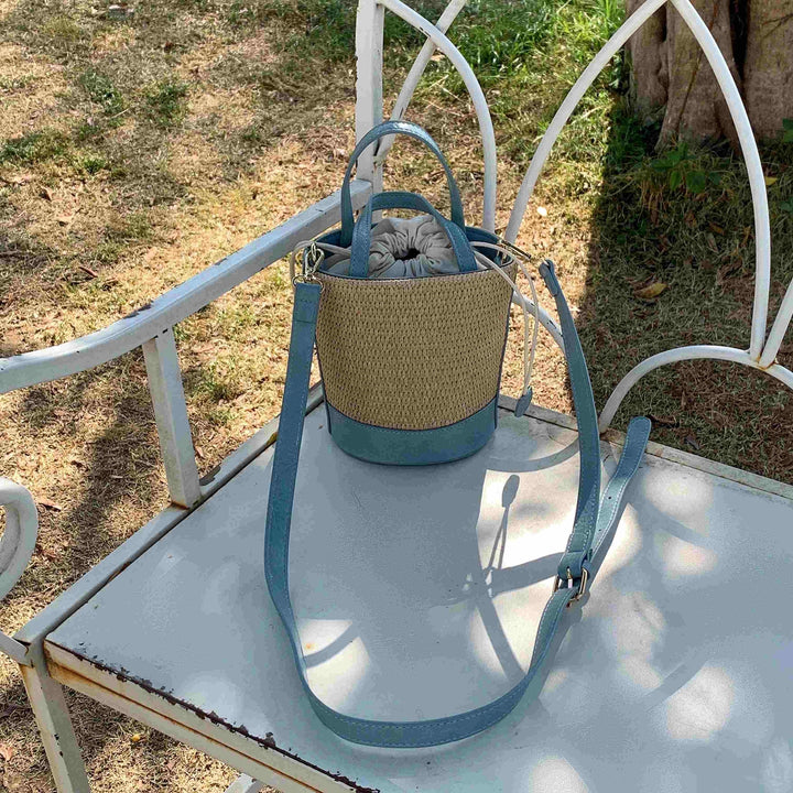 Caroline Bucket Bag Blue