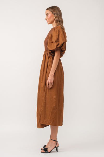 Kenzie Midi Dress Camel