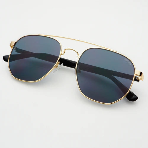 Austin Unisex Sunglasses Gold/Gray