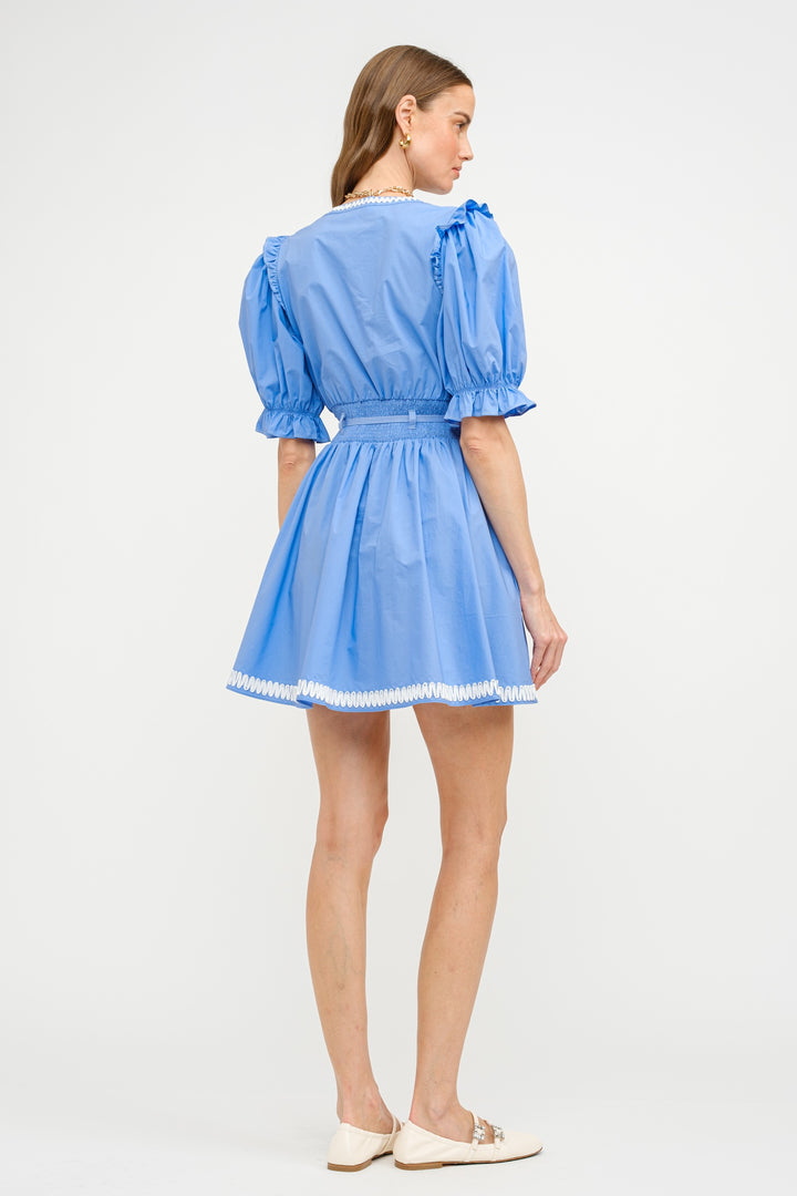 Poppy Coastal Blue Dress