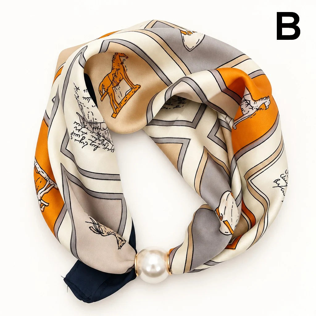 Marcie Magnetic Clasp Scarf Necklace