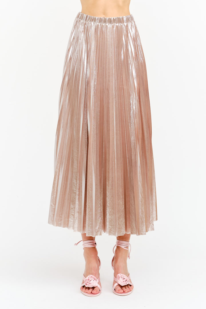 Alessandra Pleated Skirt Blush