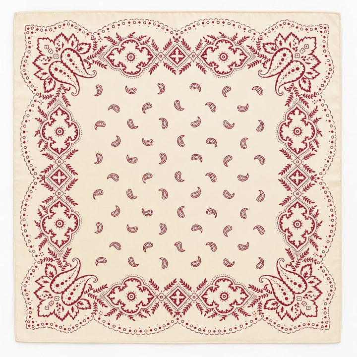 Pippa Bandana Print Square Scarf