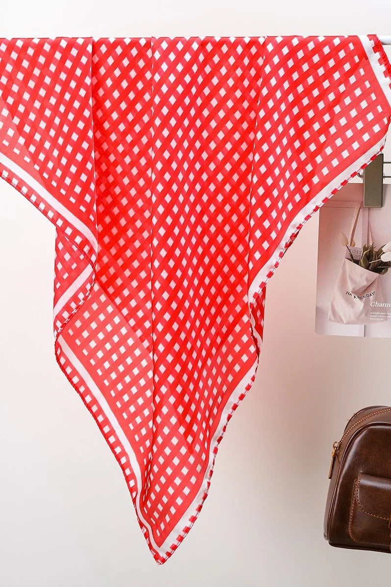 Gwen Gingham Scarf