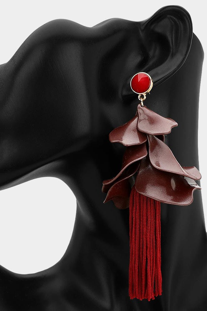 Dani Earrings Red