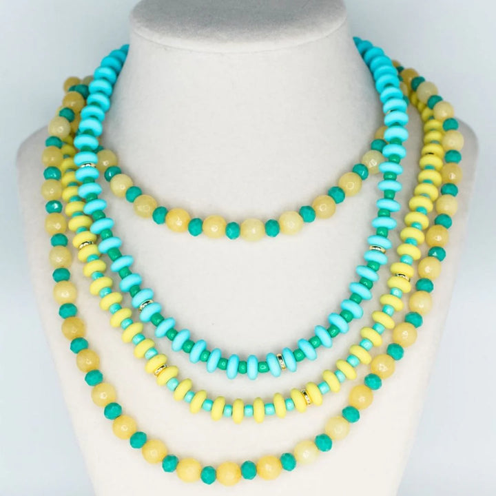 Calypso Layers (3 Necklaces) Blue