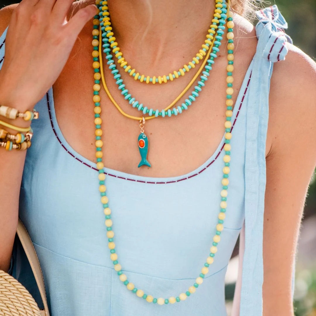 Calypso Layers (3 Necklaces) Blue