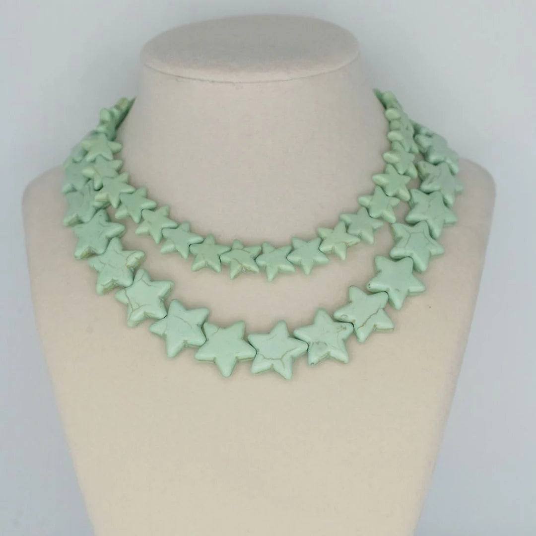 Sea Star Necklace Large Green
